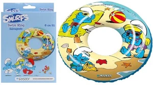 Die Schlümpfe Schwimmring 50 cm Schwimmreifen Wasserring Baden Reifen Sommer ♥ - Bild 1 von 1