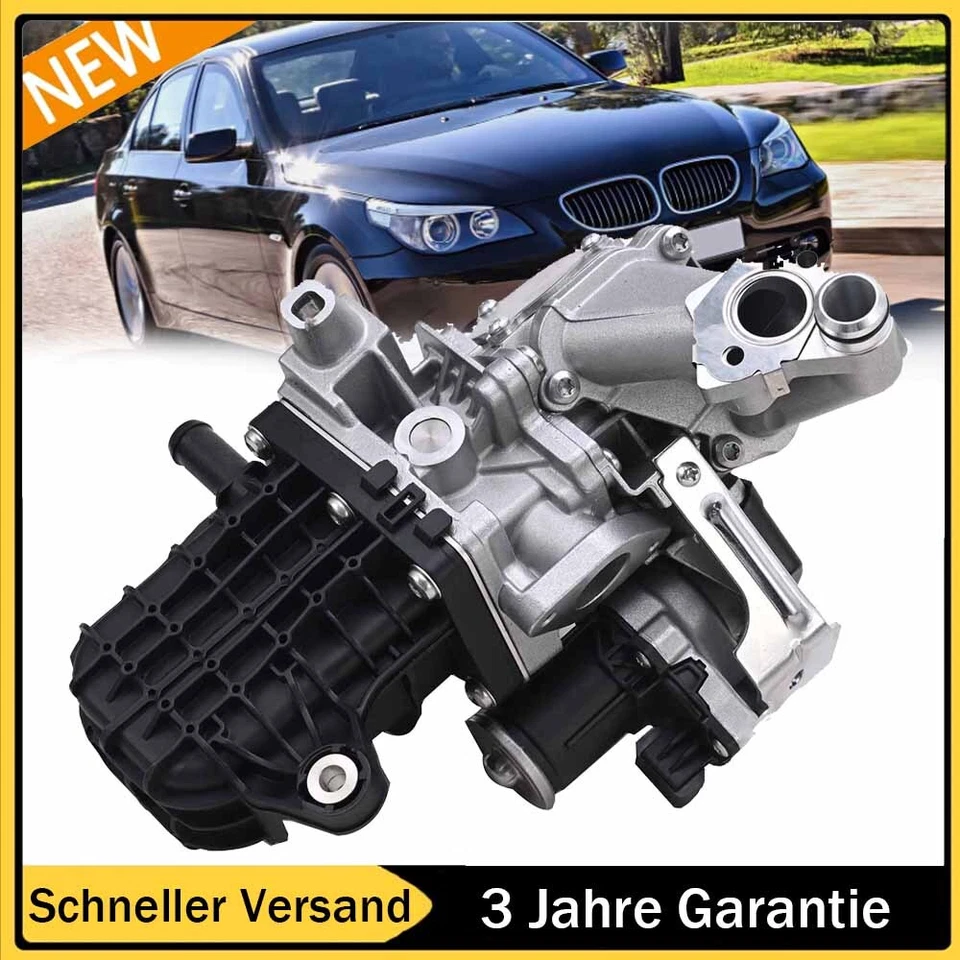 Valvola + radiatore AGR adatta per Citroen Ford C-Max II Peugeot 2.0 HDi 9807593080 - Immagine 1 di 4