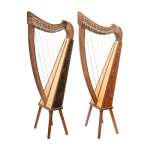 Irish Harp 22 String Boru & Trinity Harps, Celtic Irish Lever Harp, Folk Harp - Picture 1 of 29