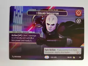 Star Wars Unlimited TCG Grand Inquisitor Leader Showcase Foil #261 - Picture 1 of 2