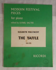 ELIZABETH MACONCHY THE YAFFLE, MODERN FESTIVAL PIECES FOR PIANO SHEET MUSIC 1961