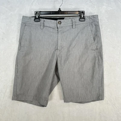 Volcom Shorts Mens 36 Gray Frickin Modern Stretch Chino 10" Inseam Casual Skater - Image 1 of 4