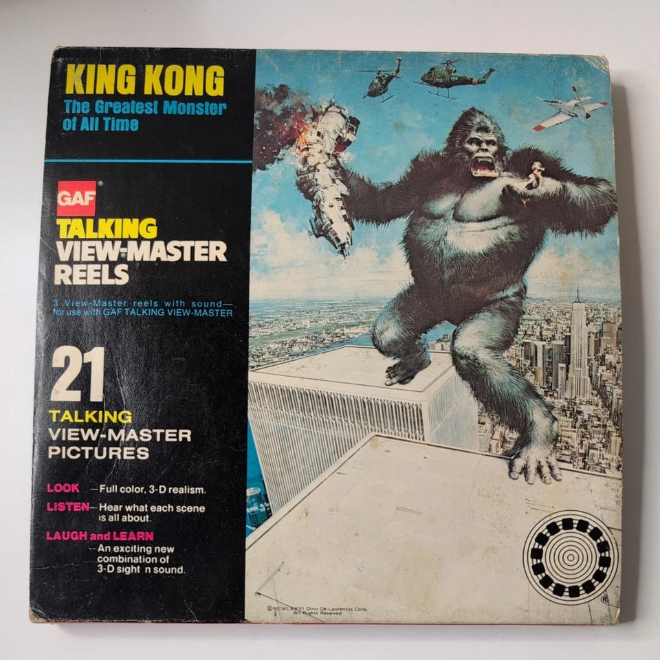 GAF VIEW-MASTER KING KONG EL GRAN MONSTRUO DE TODOS LOS TIEMPOS  Foto 1 de 4