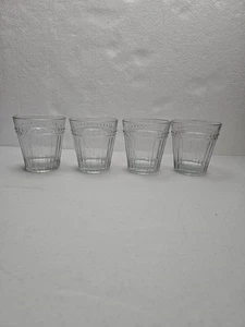 Set Of 4 Anchor Hocking Vintage OLIVIA Isabella Glasses Glass 4" Cups - Picture 1 of 23