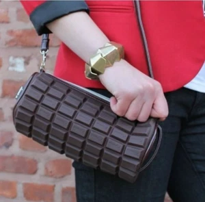 Bolso sin asas Decca C. Moda Cacao Chocolate Bandolera Marrón Cremallera - Imagen 1 de 10