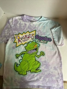 Nickelodeon Rugrats Reptar Is Back Tie-Dye Shirt Size M - Picture 1 of 7