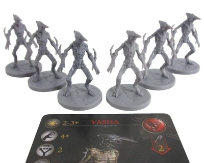 THE ORDER OF VAMPIRE HUNTERS: Ancient Blood 6x VASHA Minis & Card NEW!! - Image 1 of 4