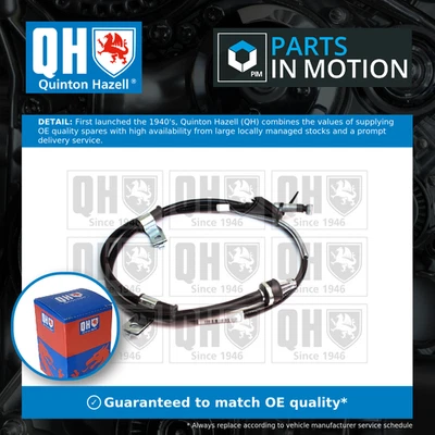 Cable de freno de mano compatible con LAND ROVER FREELANDER L314 1.8 trasero derecho 98 a 06 18K4F QH Foto 1 de 4