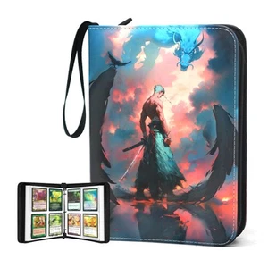 400 Pockets Zoro Card Binder for One Piece Zoro CardsPortable Waterproof Card St - Picture 1 of 6