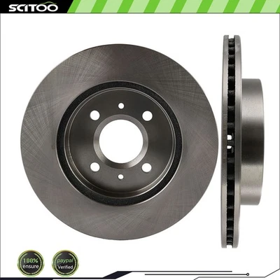 Rotores de discos de freno delanteros para Saturn SL SL1 SL2 SC1 SC2 ventilados sólidos Foto 1 de 4