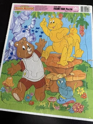 Rompecabezas The World Of Teddy Rustin marco extra grueso, edades 3-7 completo, uso Foto 1 de 4