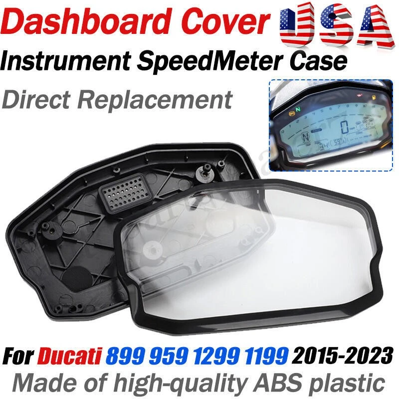 For Ducati 899 959 1299 1199 Dashboard Cover Instrument SpeedMeter Case Panel US - Изображение 1 из 4