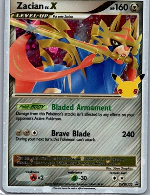 Zacian LV. X SWSH135 SWSH: Sword & Shield Promo Cards - Pokemon Card - NM - Image 1 of 2
