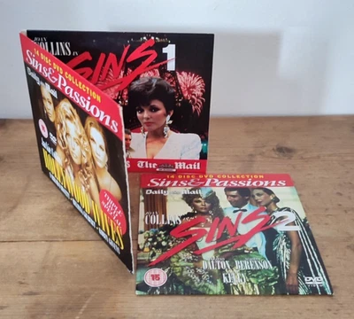Complete Sins Mini Series DVD Discs 1 & 2 + Hollywood Wives ~ Daily Mail - Image 1 of 2