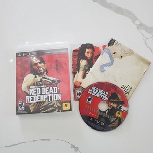 Red Dead Redemption PS3 PlayStation 3 Completo Con Manual y Mapa Probado Como Nuevo - Imagen 1 de 2