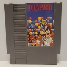 Dr. Mario Nintendo NES, 1990 with Sleeve Vintage Puzzle Video Game