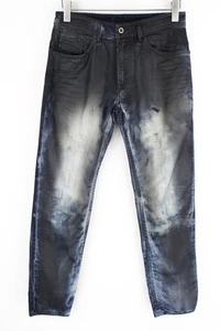 Pantalones de mezclilla para hombre DIESEL Thommer CB-NE 085AZ W28 gris azul ajustados encerados elásticos * - Imagen 1 de 9
