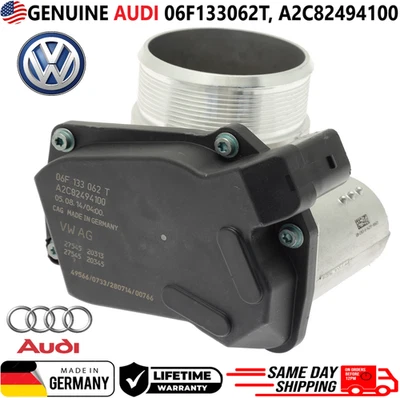 原始设备制造商油门车身适用于 2005 - 2015 年奥迪和大众 2.0L,06F133062T,A2C82494100 — 第 1/4 张图片