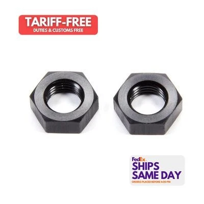Aeroquip FCM5099, 2 Pack Black Aluminum Alum #4 Locknut Black Performance Parts - Image 1 of 4