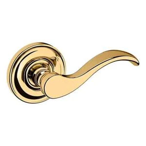Baldwin 5455V 003 FD Full Dummy Door Lever Set Polished Brass - Picture 1 of 1