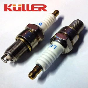 2 x Brand New LG F6TC Spark Plug for 4 stroke engine generator tiller mower - Picture 1 of 1