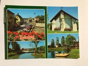 1986 KAINDORF Mehrbild-Ford-farbig-gel.-PK-4 - Picture 1 of 2