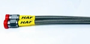 HAF - PTFE Stainless Steel Universal Line -3AN 21 in. Hydraulic Hose - Picture 1 of 3