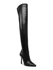 Steve Madden Womens Black Padded Vivee Pointed Toe Sculpted Heel Boots 5.5 M