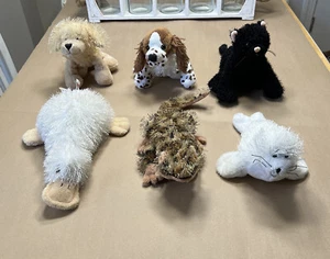 WEBKINZ LOT NO CODES Cat,  Retreiver, Spaniel, seal, Lizard, Platapus Box L - Picture 1 of 7