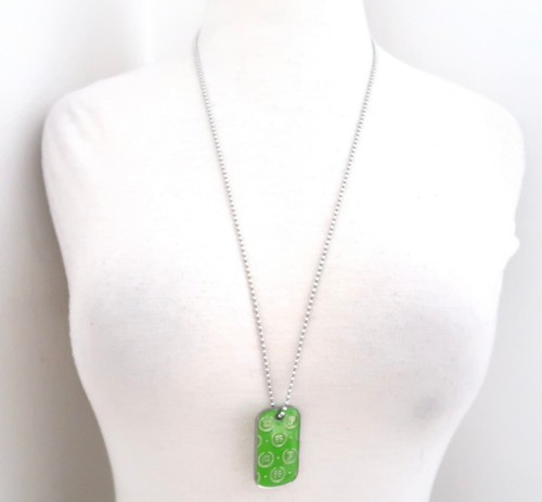 UNDERCOVER Collana Dogtag ROSA VICTORIAS SECRET logo reversibile