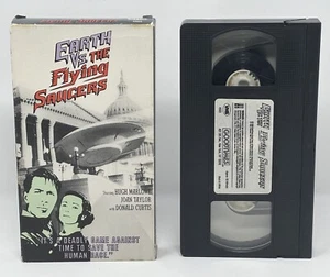 Earth Vs the Flying Saucers (VHS Tape) Classic Science Fiction Hugh Marlow SciFi - Picture 1 of 5