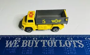 CORGI Tipping Lorry #5 Wolf Dump Truck - 43781 YELLOW Bed Works Tailgate Opens - Picture 1 of 11