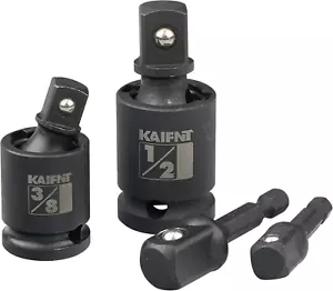 K353 Impact Universal Joint Socket Swivel Set with Socket Adapters, 4-Piece - Picture 1 of 5