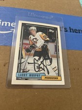Larry Murphy Signed 1992-93 Topps Card Penguins