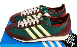 Adidas SL72 x Wales Bonner Hemp Green Maroon UK 5 7 8 9 10 11 12 US FX7515 New - Picture 1 of 12