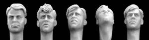 Hornet Heads - 5 weitere Köpfe mit Haarschnitten im 2. Weltkrieg - HH/22 - Bild 1 von 15