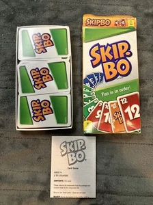 Skip Bo Card Game By Mattel - Picture 1 of 3