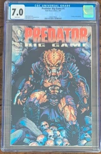 Predator: Big Game #1 CGC 7.0 - Graded Trading Card Dark Horse Comic - Picture 1 of 2