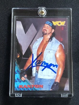 KANYON 1998 TOPPS WCW/NWO WRESTLING SIGNED AUTOGRAPHED CARD JSA CERTIFIED - Image 1 of 2