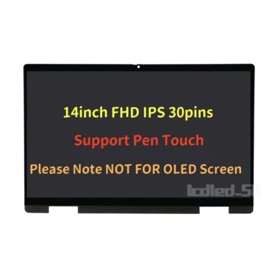 FHD For HP Pavilion X360 14-EK 14T-EK 14-EK0033DX LCD Touch Screen Assembly - Image 1 of 3