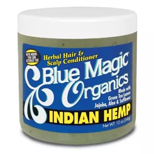 Blue Magic Organic Indian Hemp Herbal Hair & Scalp Conditioner, 12 Ounces - Picture 1 of 1