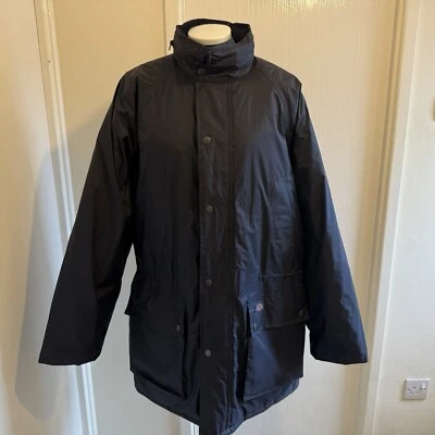 Dickies Heavy Duty Nylon Work Jacket With Stowable Hood - Size Small Men’s - Image 1 of 4