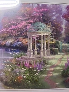 "Garden of Prayer" by Thomas Kinkade W/ COA - Picture 1 of 18