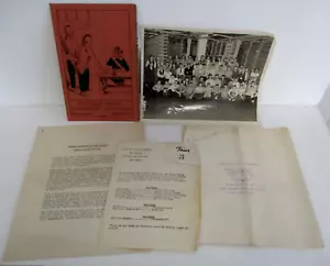Teléfono de Nueva York, Lote de Plantas del Sur del Bronx - Programa/Menú, Tours., Foto, Años 40-50 - Imagen 1 de 6