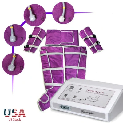 MYCHWAY Air Pressure Pressotherapy Lymphatic Drainage SPA Body Massager Machine Homeuse