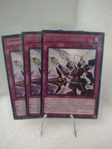 Yugioh x3 Seventh Eternity LED9-EN007 Rare 1st Edition NM - Picture 1 of 1