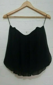 WISH The Label Womens Size S Black Short Strapless Crop Balloon Blouse Top - Picture 1 of 6