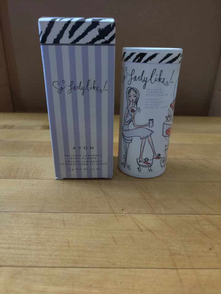 Polvo corporal luminoso delicado Avon So Lady Like 2,6 oz Foto 1 de 1