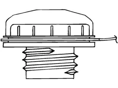 Крышка топливного бака сверхпрочная для Ford E450 Econoline 2000-2002 годов выпуска Motorcraft 84475WN - Изображение 1 из 2