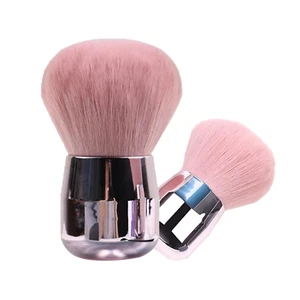 Loose Powder Brush Large Pink Powder Foundation Brush Flat Arched Perfect for Bl - Picture 1 of 7